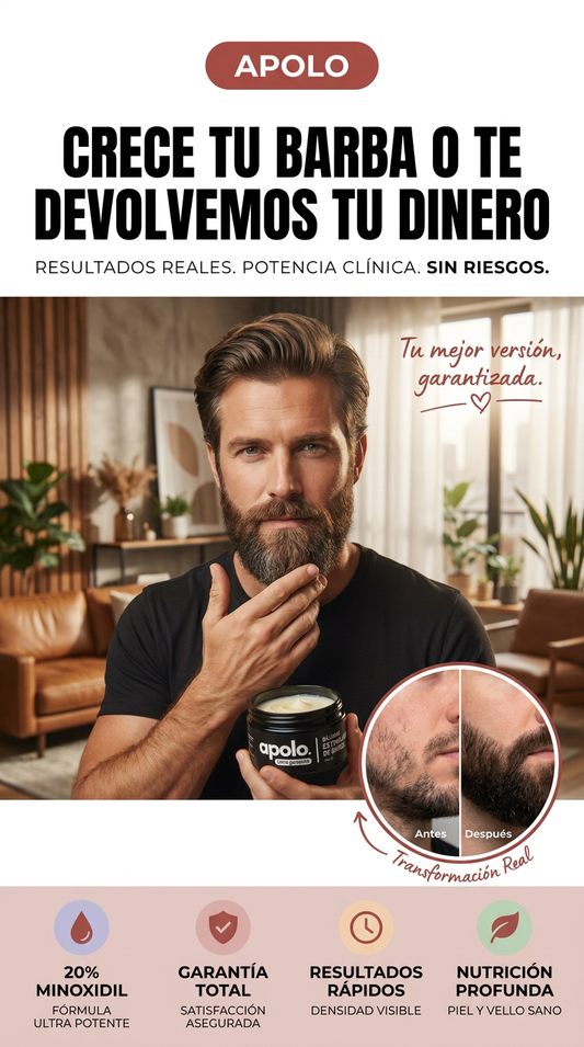 BALSAMO ESTIMULANTE DE BARBA -POTENTE CON MINOXIDIL