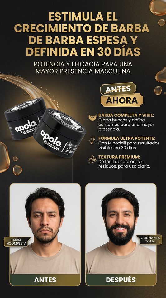 🧔🏻BALSAMO DE BARBA -ULTRA POTENTE CON MINOXIDIL